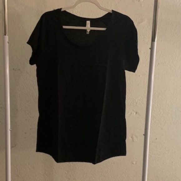 Clementine Women's Black Short Sleeve Crew Neck T-shirt XL NIB - Picture 1 of 7